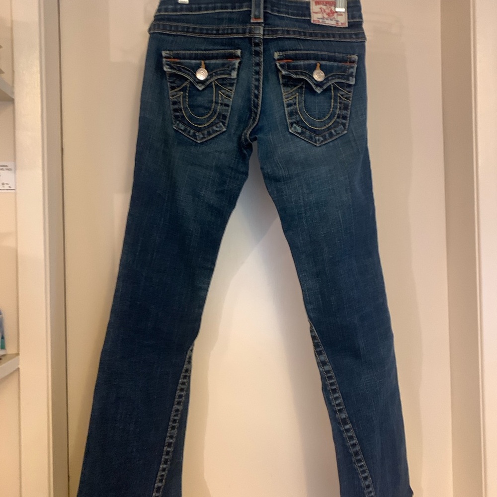 True Religion Dark Blue Denim with Red Label Size 26 - Picture 8 of 8